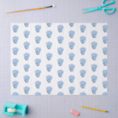 Chinoiserie Blau-Witte Vaas Hydrangea Inpakpapier Tissuepapier (Craft)