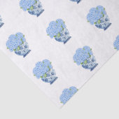 Chinoiserie Blau-Witte Vaas Hydrangea Inpakpapier Tissuepapier (Detail)