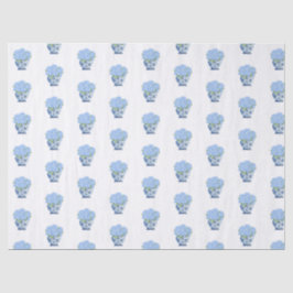 Chinoiserie Blau-Witte Vaas Hydrangea Inpakpapier Tissuepapier