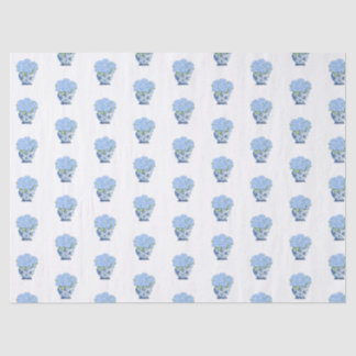 Chinoiserie Blau-Witte Vaas Hydrangea Inpakpapier Tissuepapier