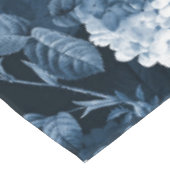 chinoiserie blauw antiek Redouté rozen patroon Tafelkleed (Gekanteld)