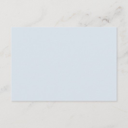 Chinoiserie Blauw Bloemen Bruiloft Website QR Code Informatiekaartje (Achterkant)