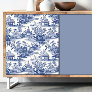 Chinoiserie Blauw en Wit Decoupage Tissue Paper Tissuepapier