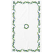 Chinoiserie Blauw en Wit Kerst Tafelkleed (Voorkant)