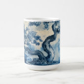 Chinoiserie Blauw en Wit Porselein Design Koffiemok (Center)