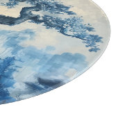 Chinoiserie Blauw en Wit Porselein Design Snijplank (Hoek)