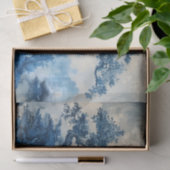 Chinoiserie Blauw en Wit Porselein Design Tissuepapier (Geschenk)