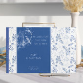 Chinoiserie Blauw Romantisch Verloving Foto Bruilo Gastenboek