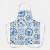 Chinoiserie Blauw Wit Antiek Borden Schort (Voorkant)