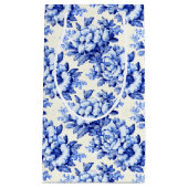 Chinoiserie Blauw Wit Bloemen Klein Cadeauzakje (Voorkant)