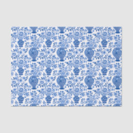 Chinoiserie Blauw & Wit Ginger Jar Bloemen Vazen Tissuepapier