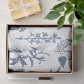 Chinoiserie Blauw Wit Wildbloem Bloemen Decoupage Tissuepapier (Geschenk)