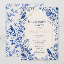 Chinoiserie Blauwe Housewarming