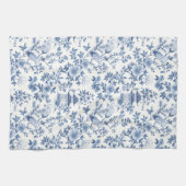 Chinoiserie Blauwe Kraan Theedoek (Horizontaal)