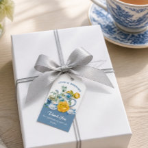 Chinoiserie Blauwe Theepot met Rozen Thee Feestje
