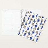Chinoiserie blauwe vazen en bloemen planner (Display)
