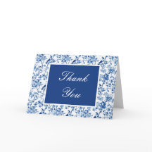 Chinoiserie Blauwe Vogels en Bloemen Bruiloftsfees