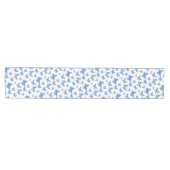 Chinoiserie Blauwe Witte Vlinders Medium Tafelloper (Horizontaal)