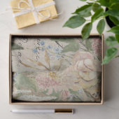 Chinoiserie  Bloem Bouquet Cottcore Tissuepapier (Geschenk)