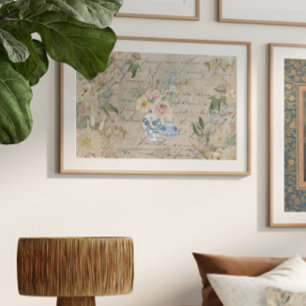 Chinoiserie Bloem Bouquet Cottcore Tissuepapier