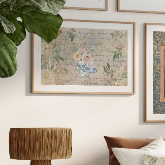 Chinoiserie  Bloem Bouquet Cottcore Tissuepapier