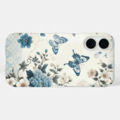 Chinoiserie Bloemen en Vlinders Case-Mate iPhone Case (Achterkant (horizontaal))