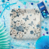 Chinoiserie Bloemen en Vlinders Papieren Bordje (Feest)