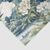 Chinoiserie Bloemenpatroon Weefselpapier Tissuepapier (Detail)