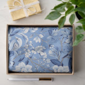 Chinoiserie Bloemenpatroon Weefselpapier Tissuepapier (Geschenk)
