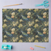 Chinoiserie Bloemenpatroon Weefselpapier Tissuepapier (Craft)