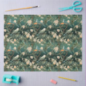 Chinoiserie Bloemenpatroon Weefselpapier Tissuepapier (Craft)