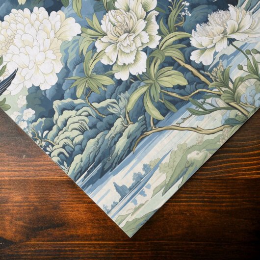 Chinoiserie Bloemenpatroon Weefselpapier Tissuepapier