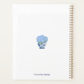 Chinoiserie Bloemenvase Aangepaste Planner (Achterkant)