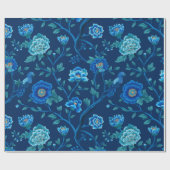 Chinoiserie Bloemmotief Cadeaupapier (Vlak)