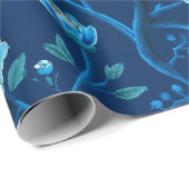 Chinoiserie Bloemmotief Cadeaupapier (Rol Hoek)