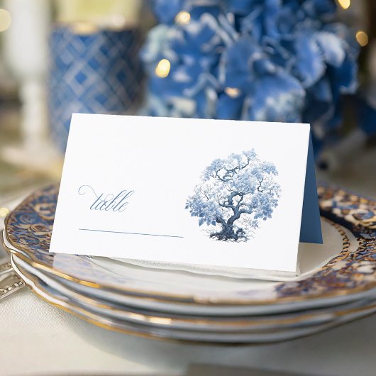 Chinoiserie Blossoming Tree Motif ID1094 Plaatskaartje