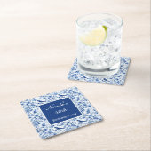 Chinoiserie Blue Birds and Flowers Birthday Kartonnen Onderzetters (Insitu)