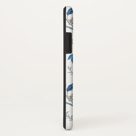 Chinoiserie Blue Echinacea Pattern Case-Mate iPhone Case (Achterkant/rechts)