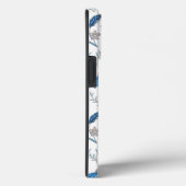 Chinoiserie Blue Echinacea Pattern Case-Mate iPhone Case (Achterkant / Rechts)