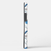 Chinoiserie Blue Echinacea Pattern Case-Mate iPhone Case (Achterkant / Rechts)