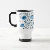 Chinoiserie Blue Echinacea Pattern Reisbeker (Links)