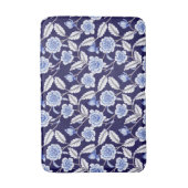 Chinoiserie Blue en White Floral Hampton Willow Badmat (Voorkant Verticaal)