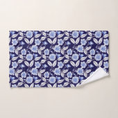 Chinoiserie Blue en White Floral Hampton Willow Handdoek (Handdoek)