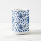 Chinoiserie Blue en White Monogram Initiaal Koffiemok (Center)