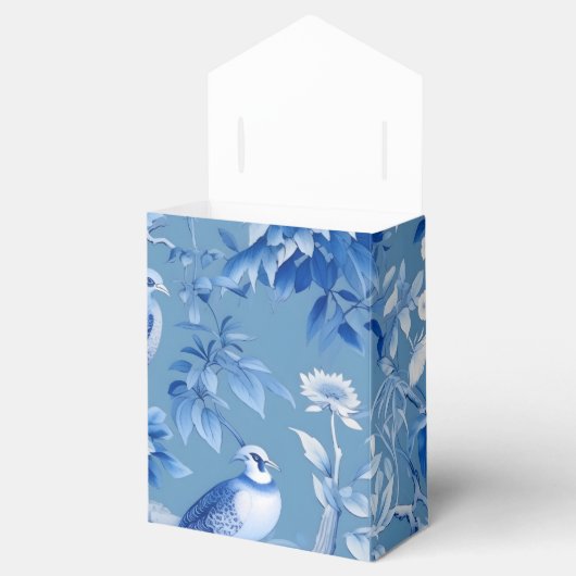 Chinoiserie Blue Favor Box Bedankdoosjes (Geopend)