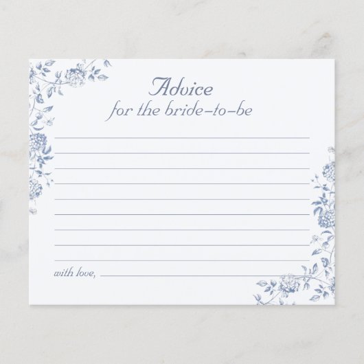 Chinoiserie Blue Floral Vrijgezellenfeest Advies K (Voorkant)