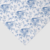 Chinoiserie Blue Flowers & Birds-ontkoppeling Tissuepapier (Detail)