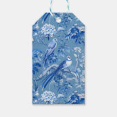 Chinoiserie Blue Gift Labels Cadeaulabel (Voorkant)
