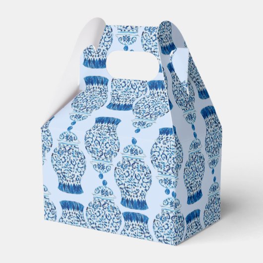 Chinoiserie Blue Ginger Jar Jars Classic Bedankdoosjes (Achterkant)