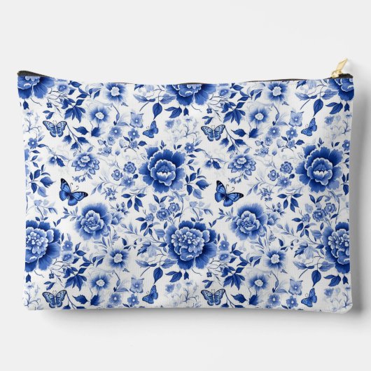 Chinoiserie Blue make-up tas (Achterkant)